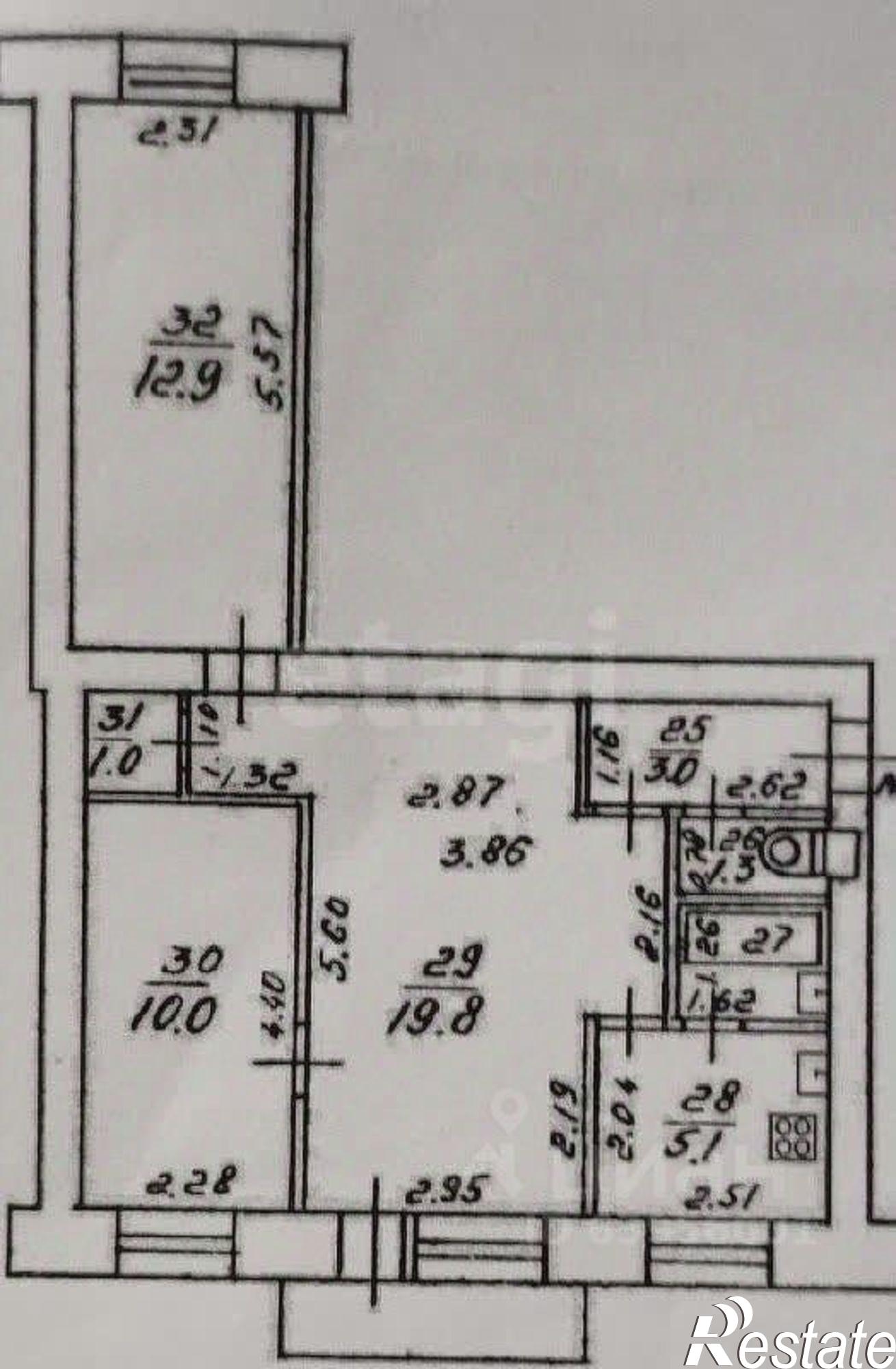 Купить квартиру за 5 000 000 рублей на улица Азина, 49