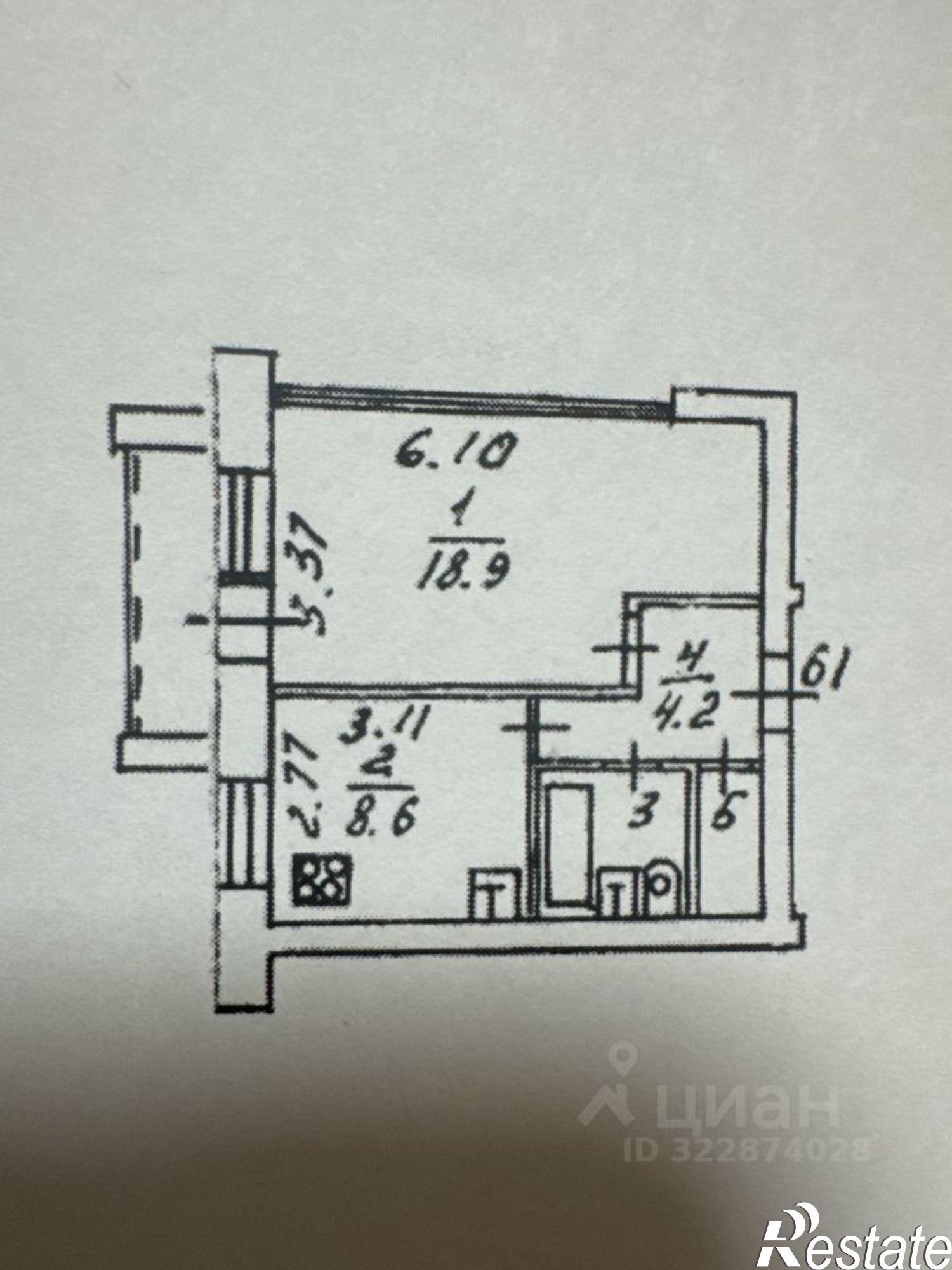 Купить квартиру за 4 300 000 рублей на улица Тургенева, 16
