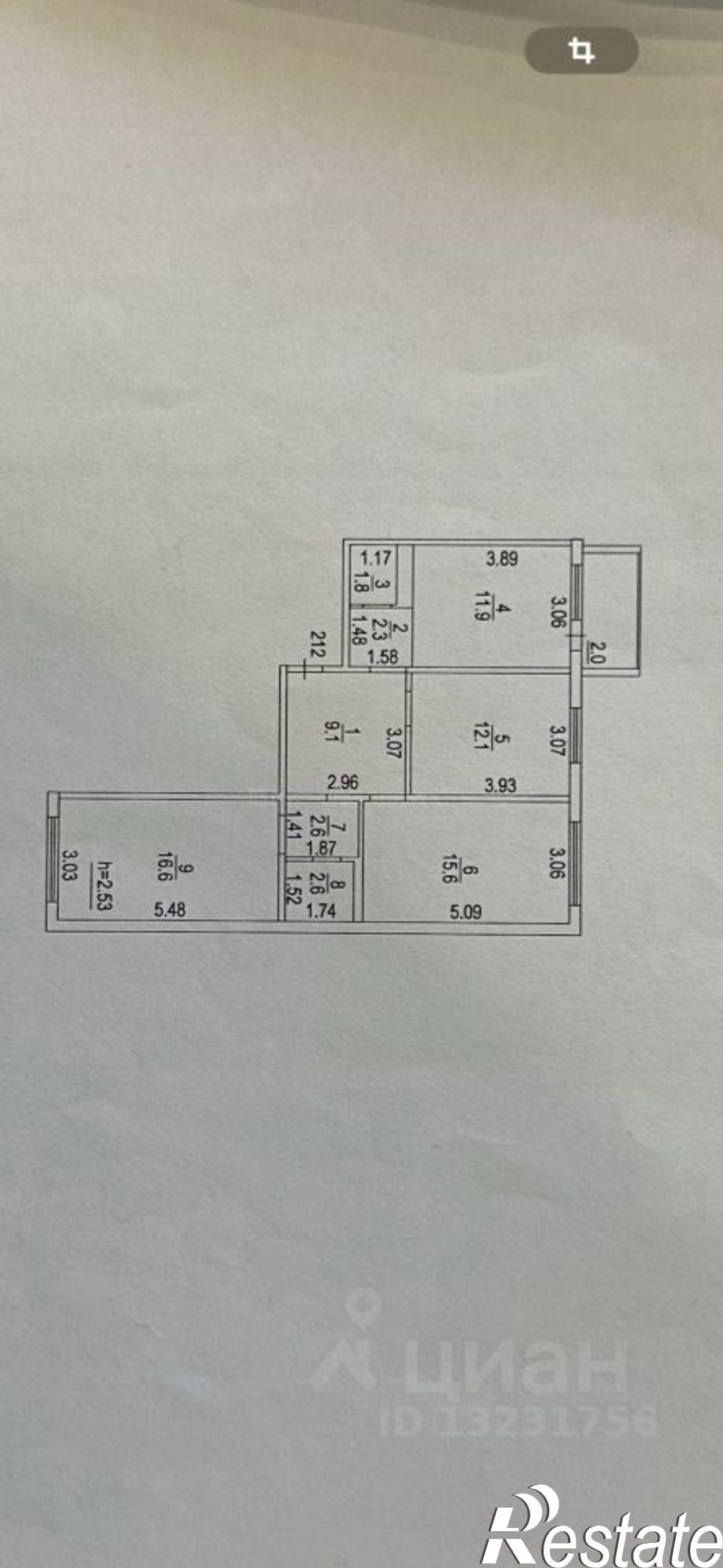 Купить квартиру за 7 790 000 рублей на ул 65-летия Победы, 3