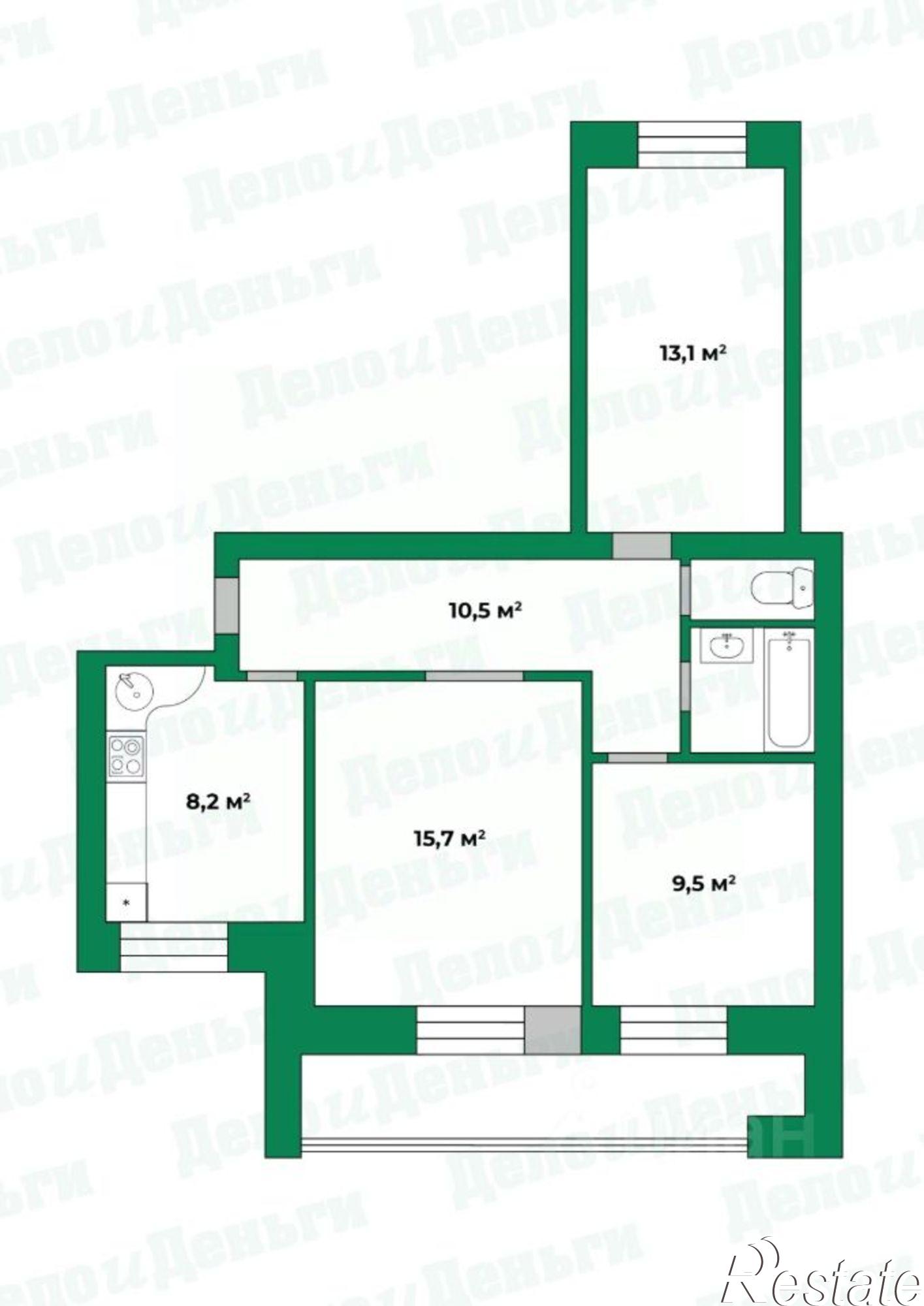 Купить квартиру за 5 999 000 рублей на ул Пролетарская, 34
