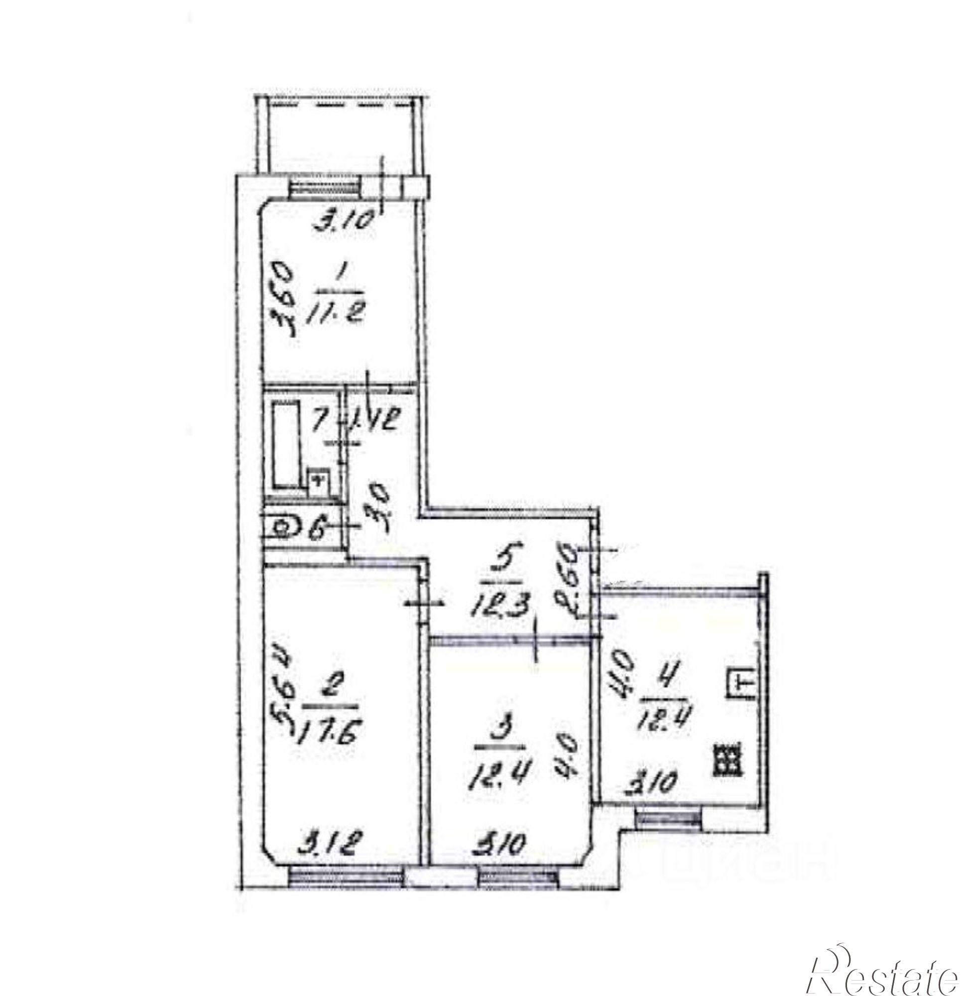 Купить квартиру за 5 500 000 рублей на проспект Строителей, 13