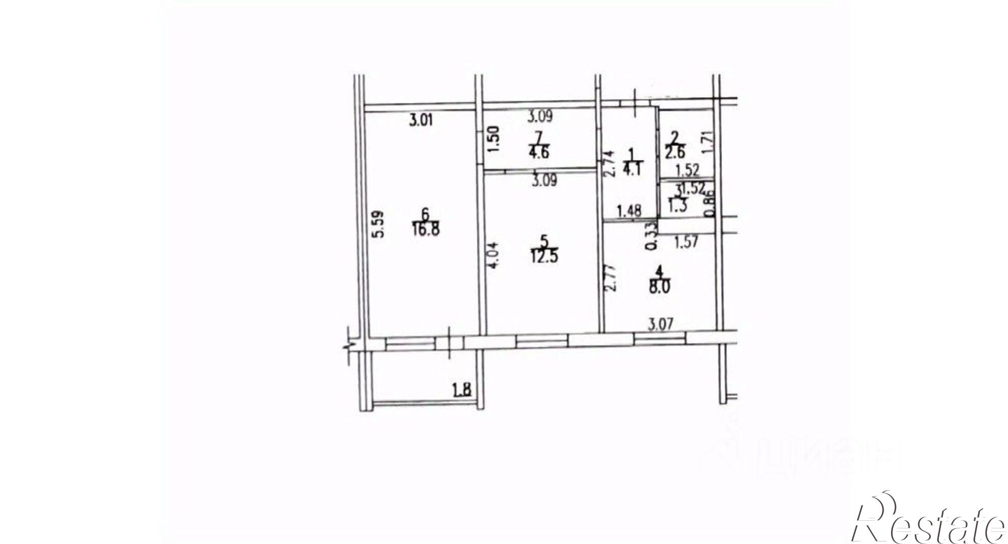 Купить квартиру за 6 800 000 рублей на улица Ленина, 188