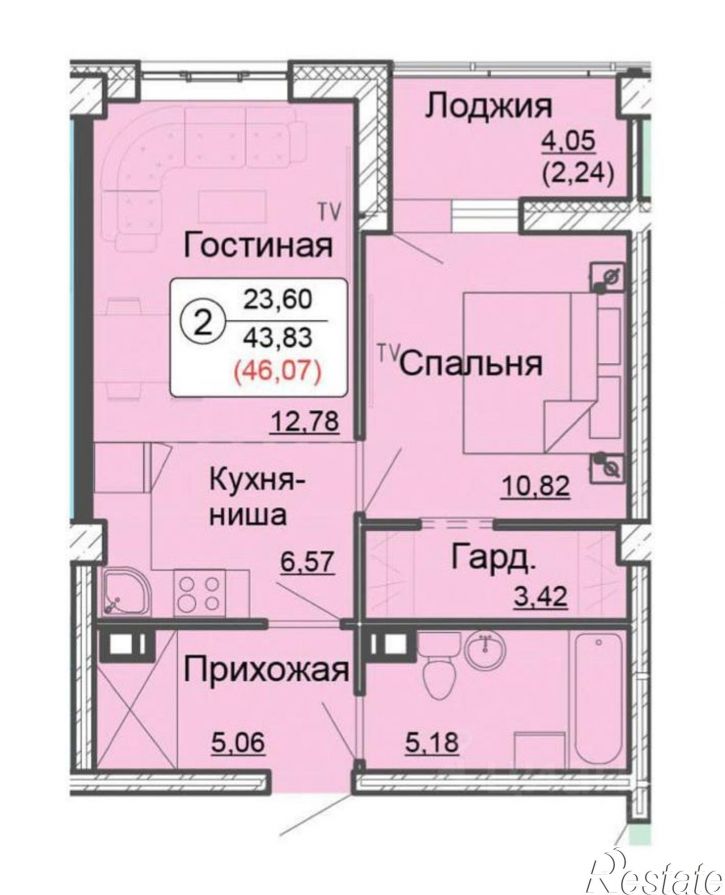 2-комн квартира улица Монтажников, 19,  д. 19