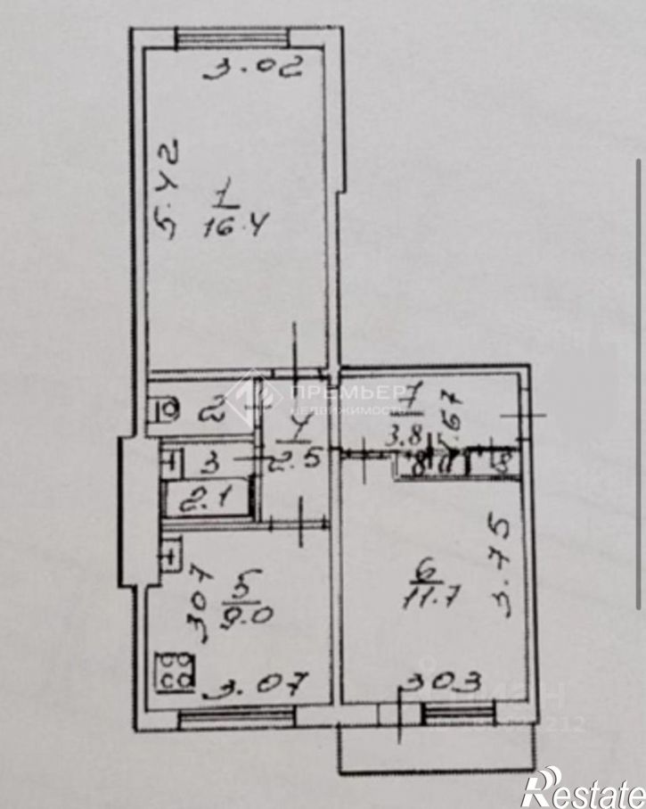 2-комн квартира Октябрьский проспект, 56А,  д. 56А