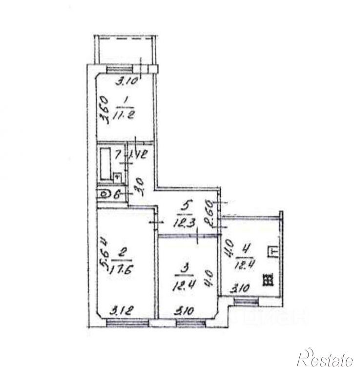 3-комн квартира проспект Строителей, 13,  д. 13