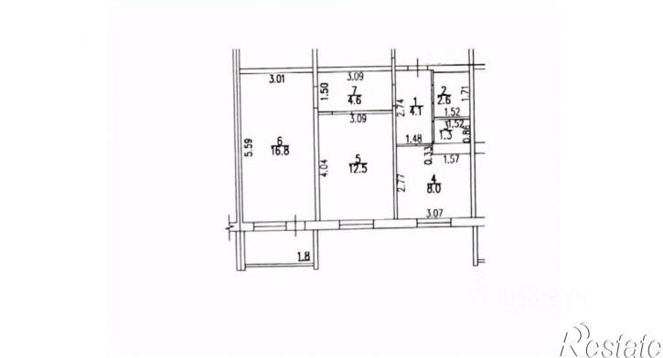 2-комн квартира улица Ленина, 188,  д. 188