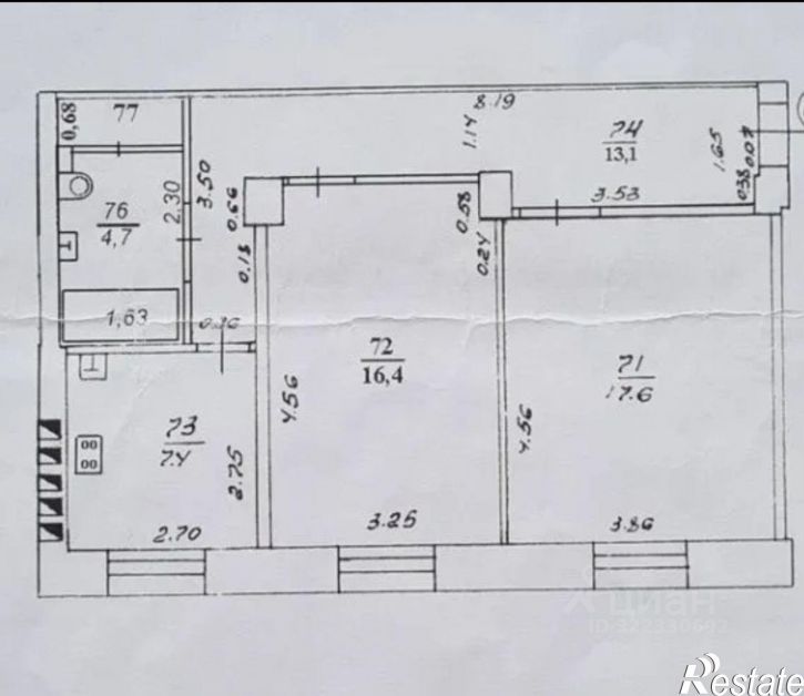 2-комн квартира ул Маклина, 31,  д. 31