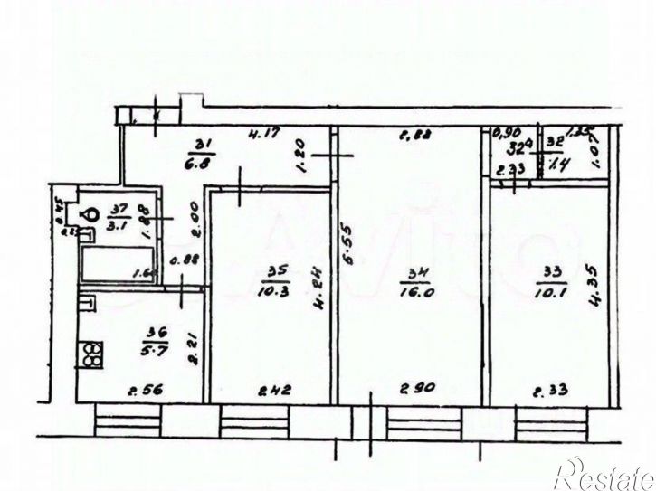 3-комн квартира Октябрьский проспект, 108,  д. 108