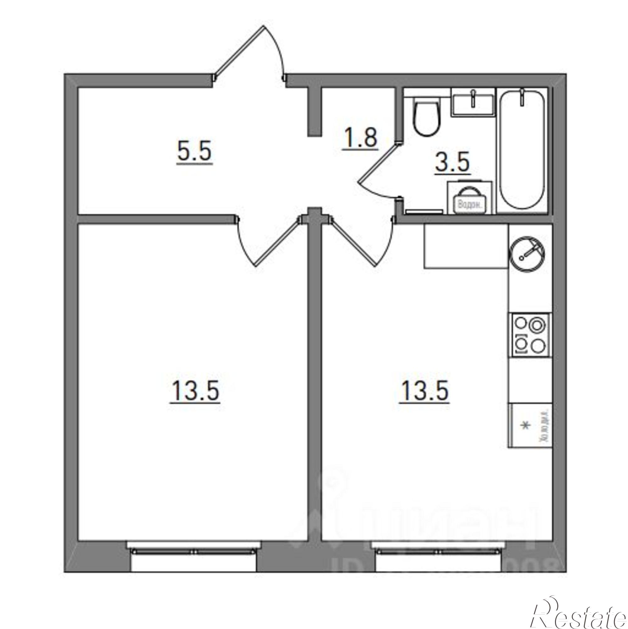 Купить квартиру за 4 498 200 рублей на ул Слобода Курочкины, 19