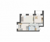 2-комн, 59 кв м, этаж 5/9 улица Капитана Дорофеева, 22