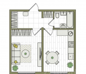 1-комн, 37 кв м, этаж 4/17 ул Слобода Курочкины, 19