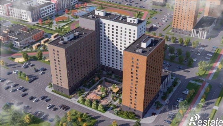 2-комн квартира в новом доме улица Анжелия Михеева, 5