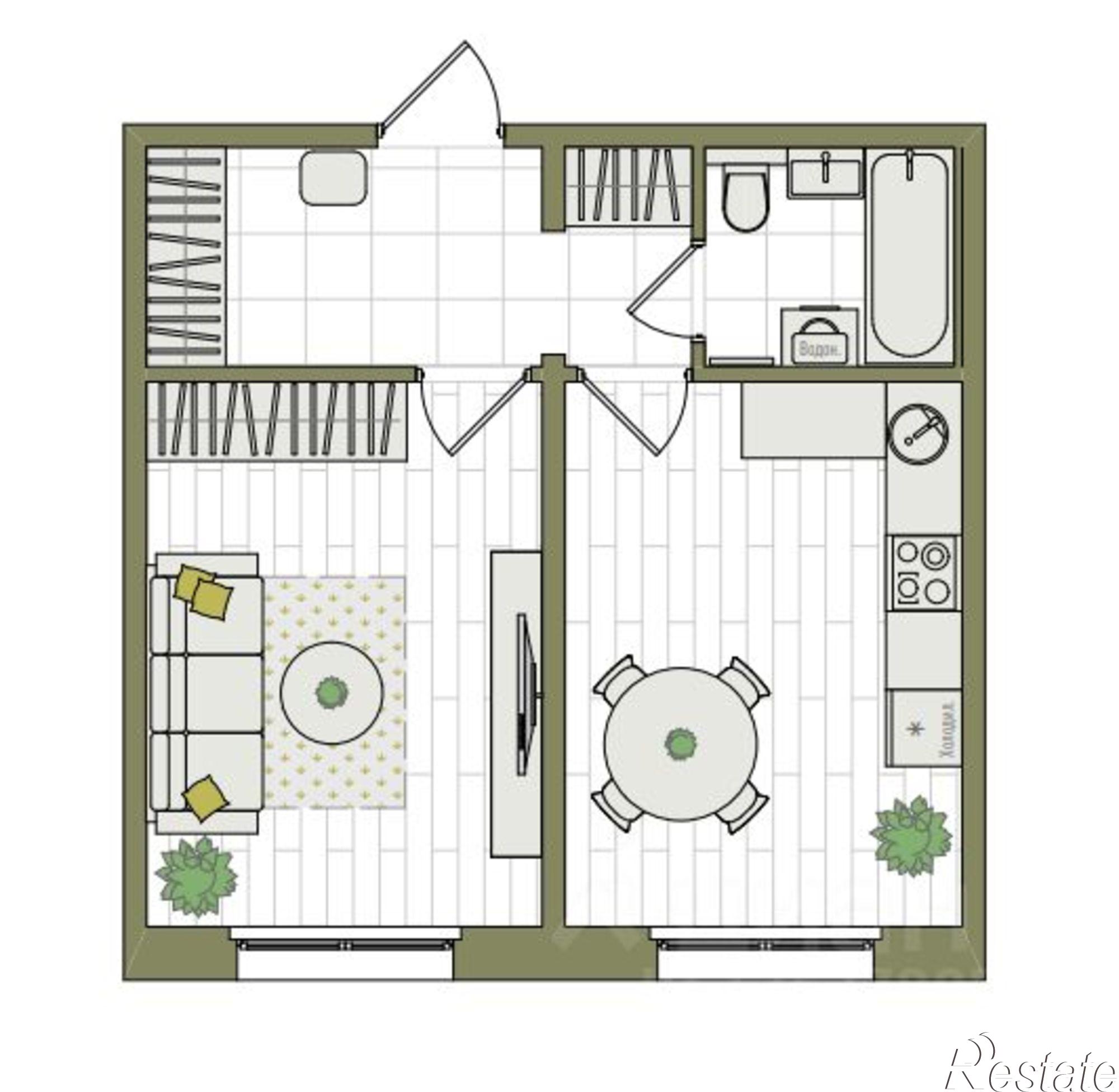 Купить квартиру за 4 573 800 рублей на Чистопрудненская улица, 13А