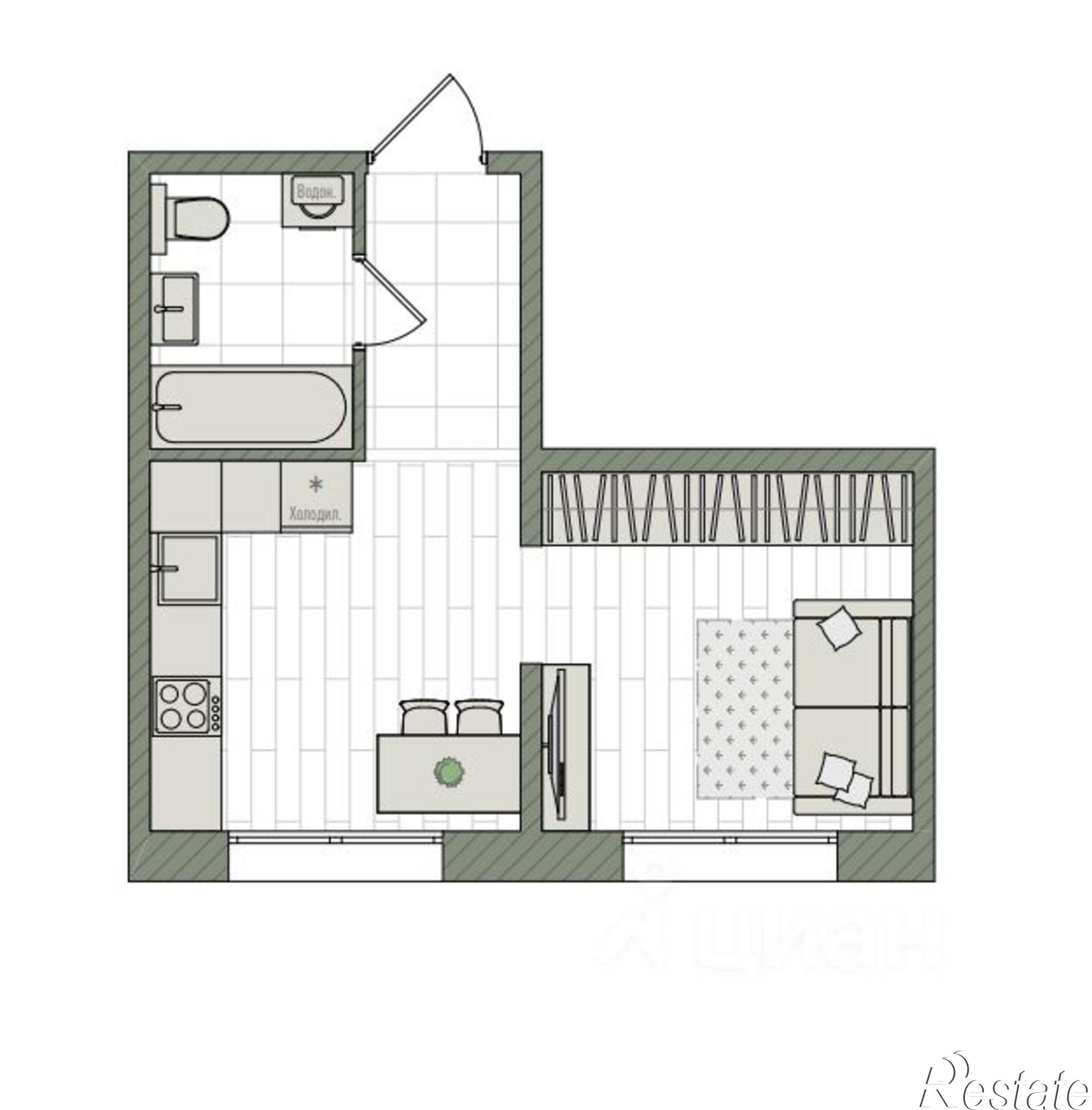 Купить квартиру за 3 431 400 рублей на Прибрежный б-р, 6