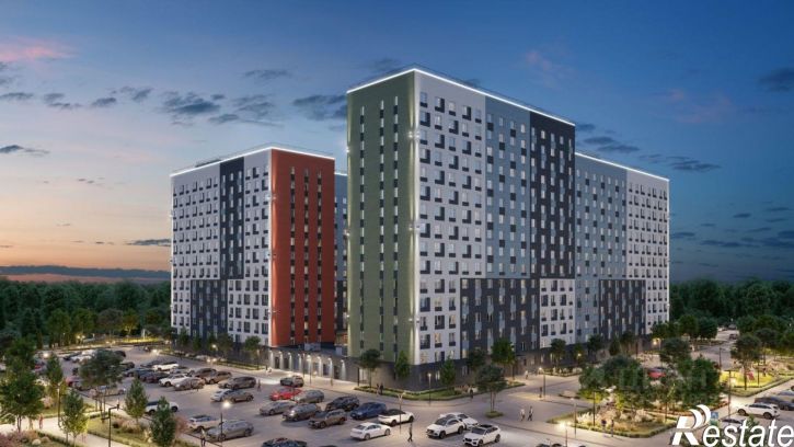 1-комн квартира в новом доме Прибрежный б-р, 6,  д. 6