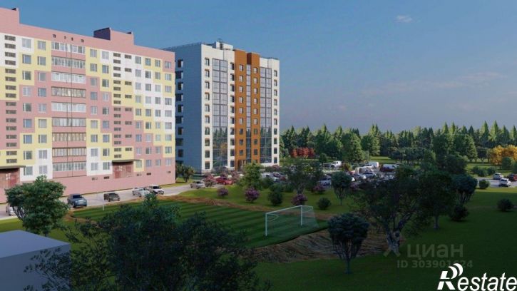 1-комн квартира в новом доме улица Красный Химик, 1 к4,  д. 1 к4