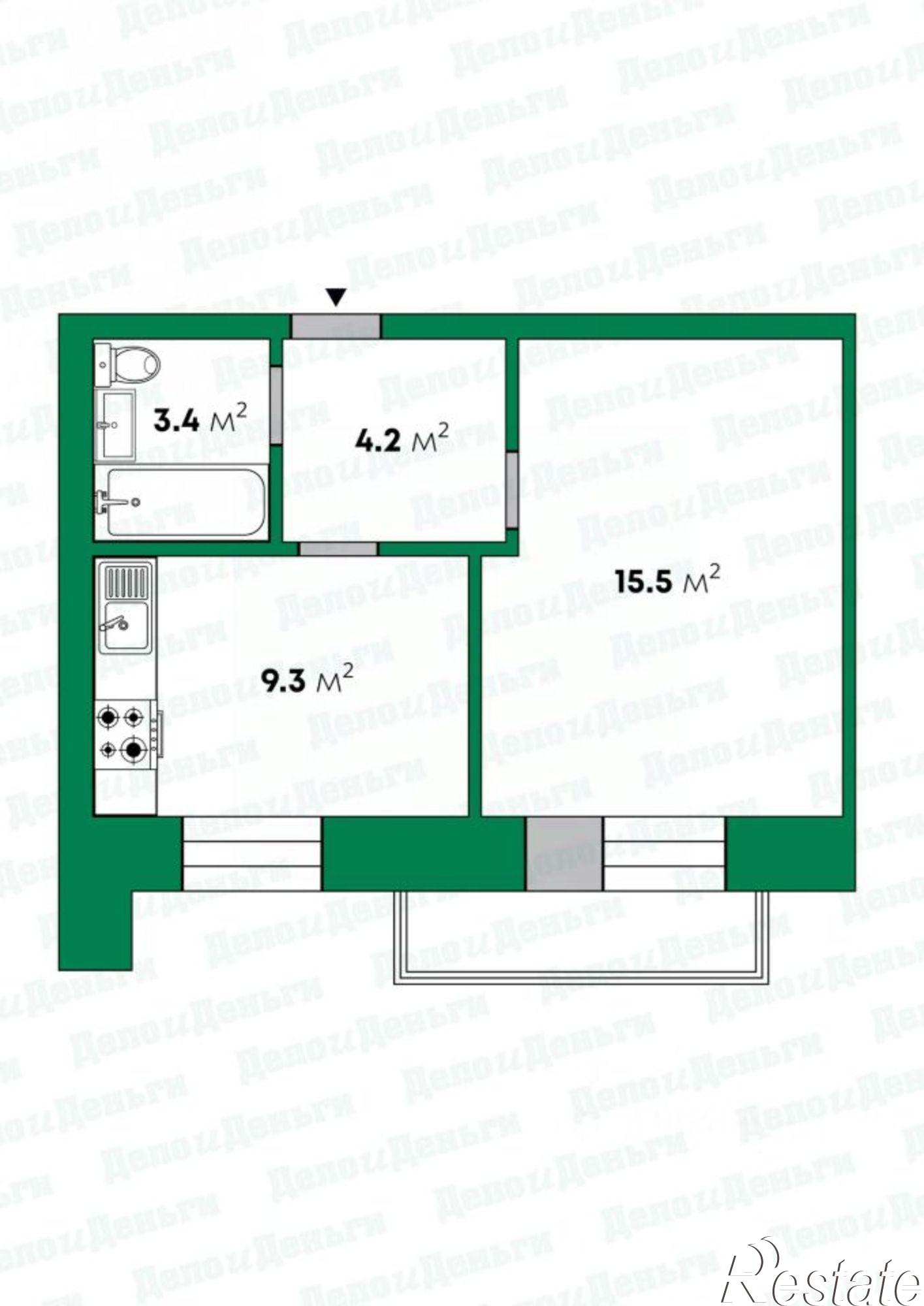 Купить квартиру за 5 000 000 рублей на улица Андрея Упита, 9 к2