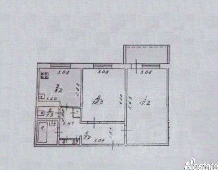 2-комн квартира ул Маршала И.С.Конева, 13 1,  д. 13 1,  к. 1