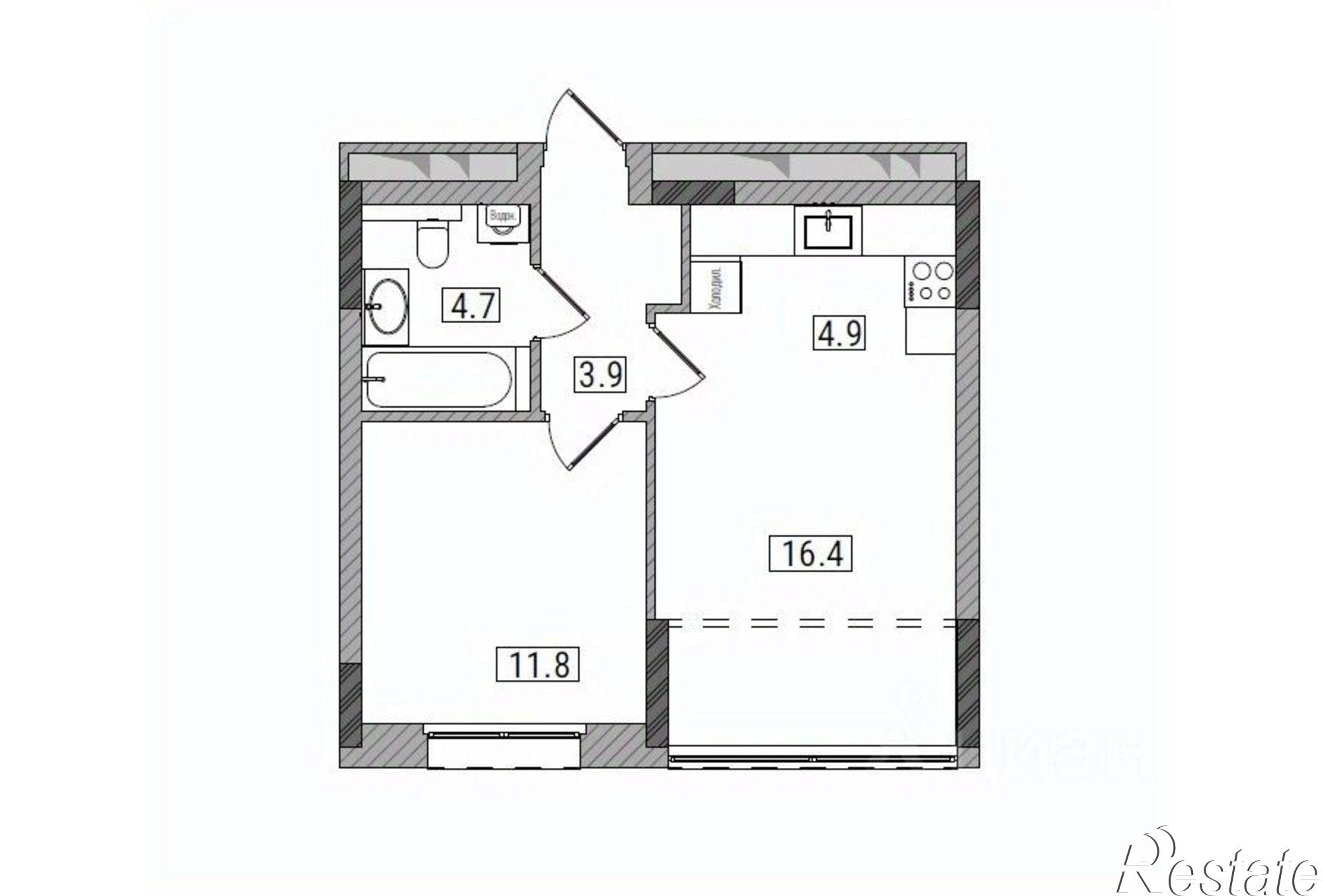 Купить квартиру за 7 705 720 рублей на Мелькомбинатовский проезд, 3