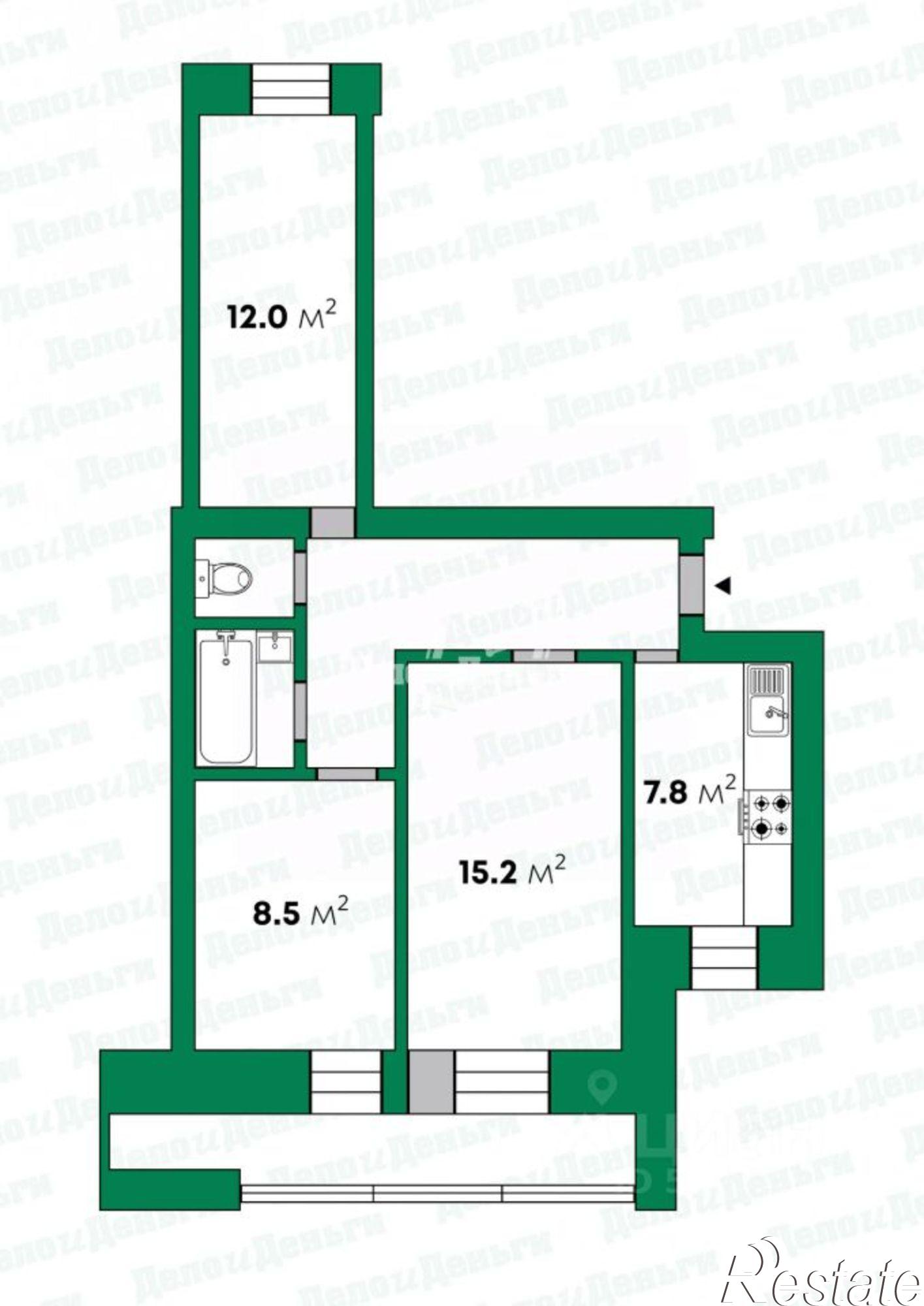 Купить квартиру за 5 550 000 рублей на ул Чернышевского, 45