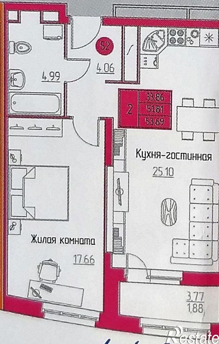 2-комн квартира ул Советская, 49,  д. 49