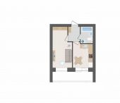 1-комн, 39 кв м, этаж 3/9 ул Капитана Дорофеева, 22