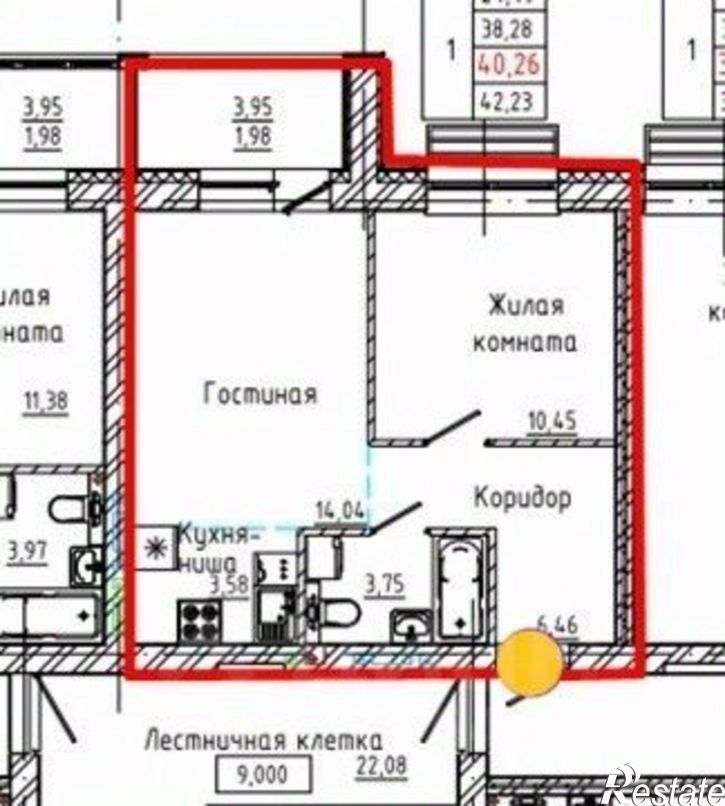 2-комн квартира ул Песочная, 19,  д. 19