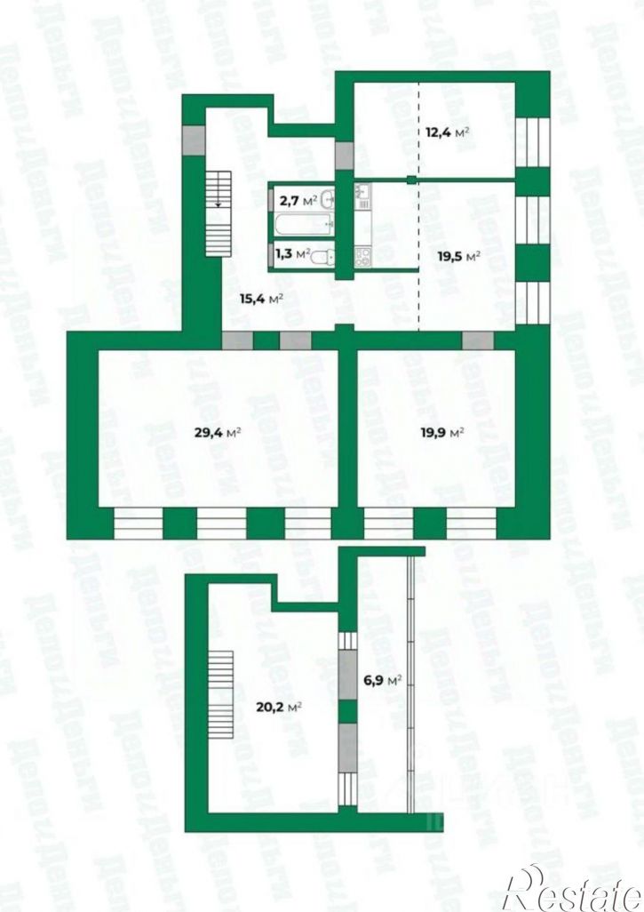 4-комн квартира Динамовский пр-д, 14 А,  д. 14 А,  к. А