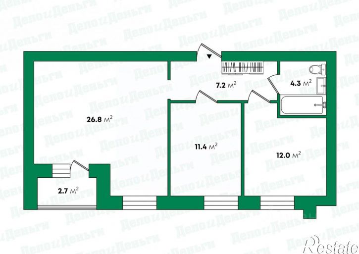 2-комн квартира Сандаловская улица, 4 к1,  д. 4 к1