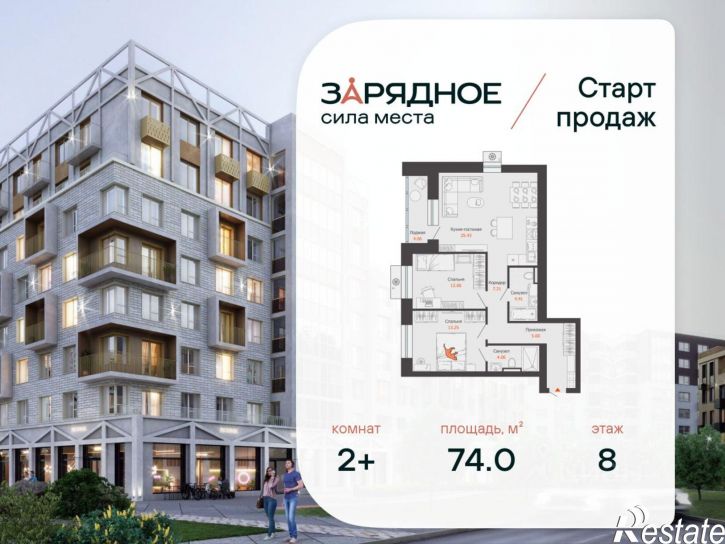 2-комн квартира в новом доме ул 4-й Пятилетки, 92/109,  д. 92/109