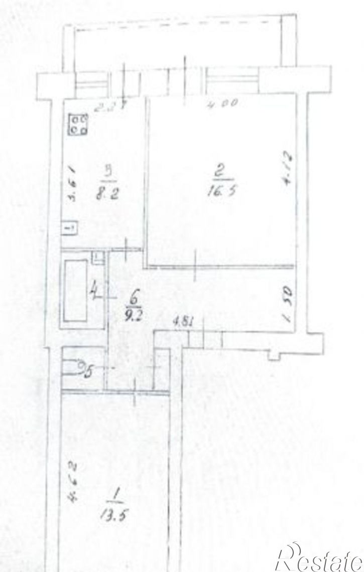 2-комн квартира Московская улица, 67Б,  д. 67Б