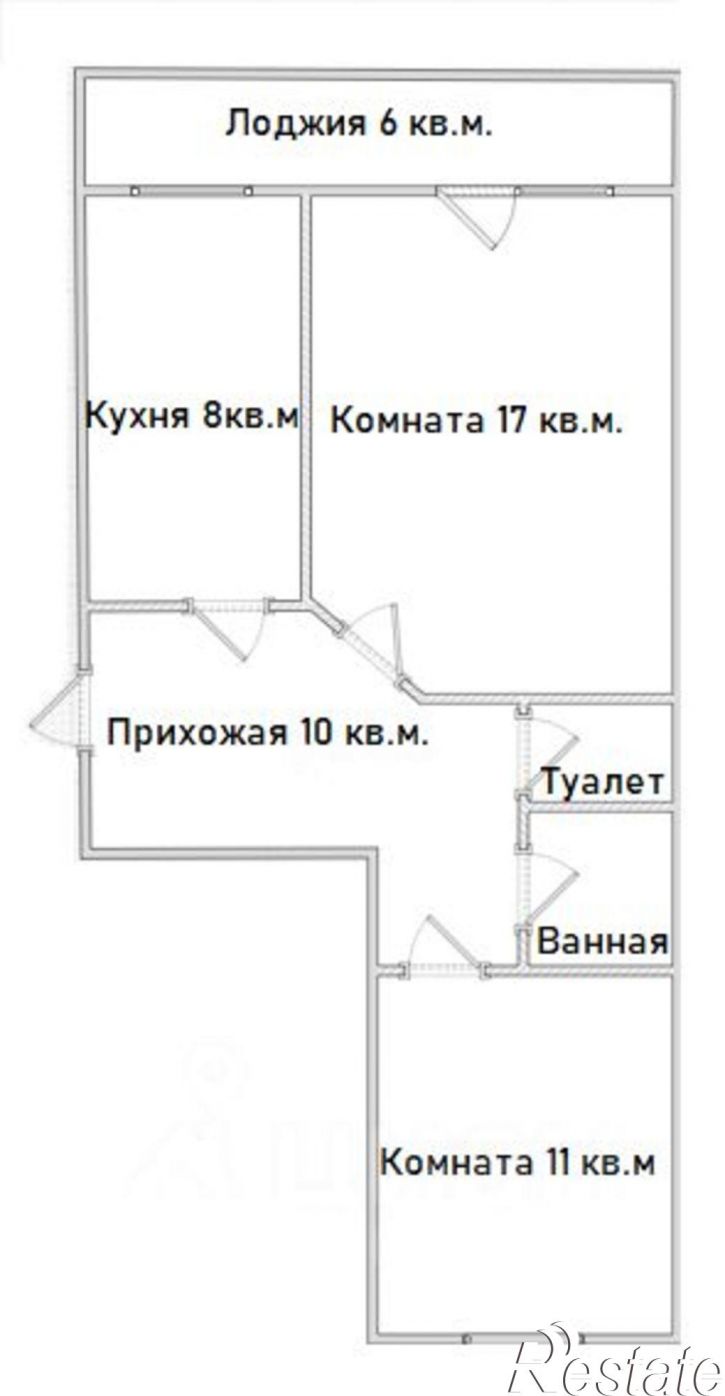 2-комн квартира ул Конституции, 11,  д. 11