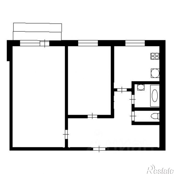 2-комн квартира Индустриальная улица, 8Б,  д. 8Б