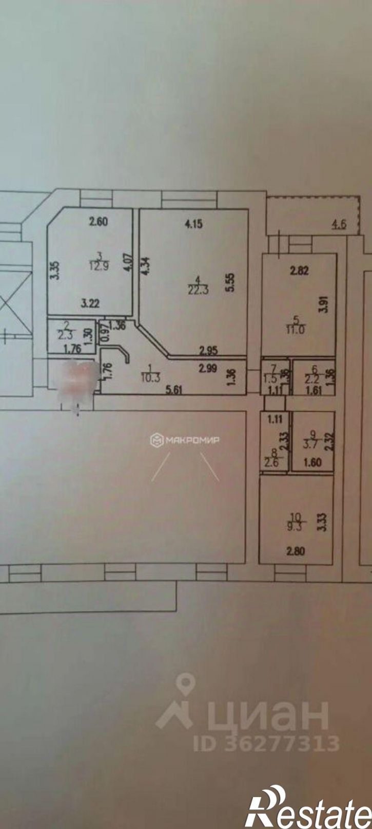 3-комн квартира ул Сурикова, 33а,  д. 33а