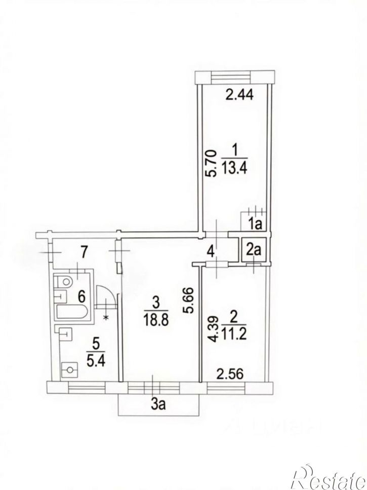 3-комн квартира ул Горького, 53,  д. 53