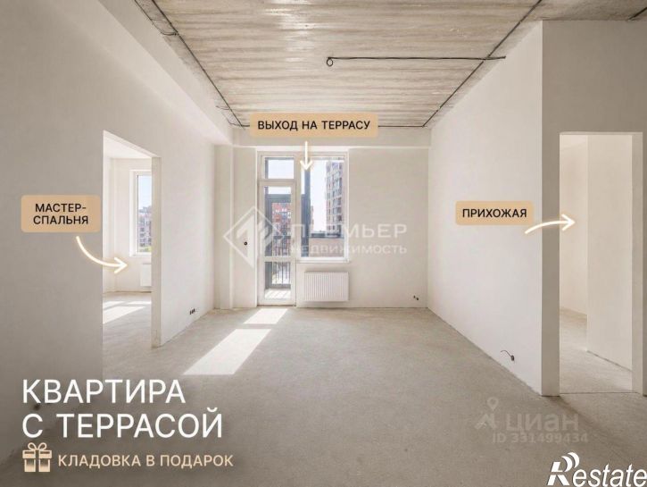 3-комн квартира улица Дмитрия Козулева, 1,  д. 1