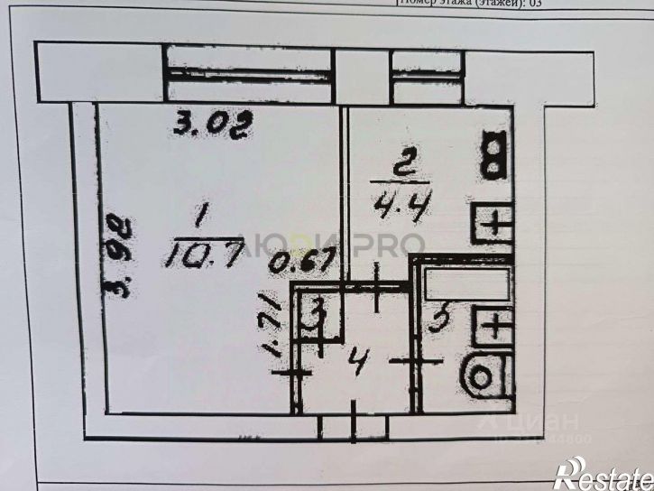 1-комн квартира ул Свободы, 23,  д. 23