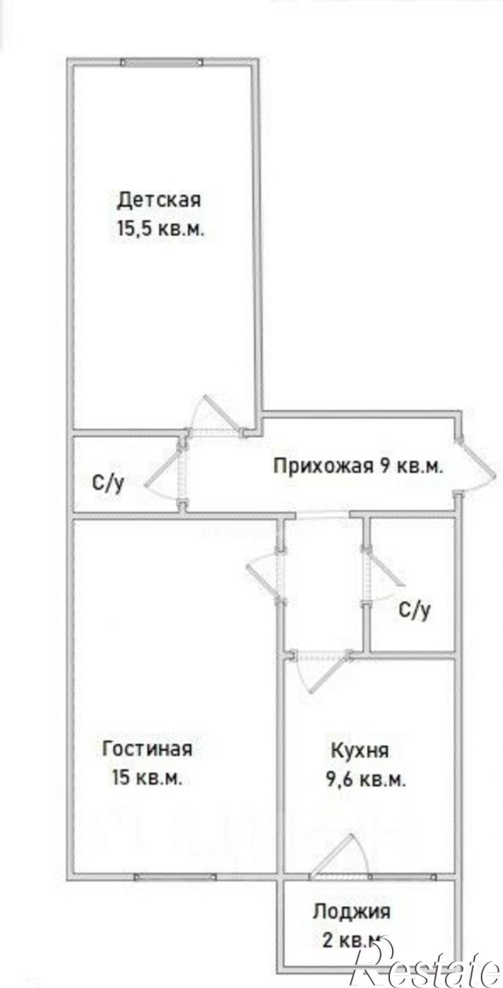 2-комн квартира ул Капитана Дорофеева, 7 1,  д. 7 1,  к. 1