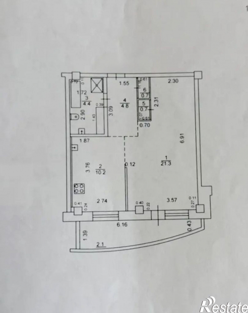 Продажа 1-комн квартиры Московская ул, 83