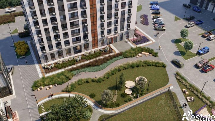 1-комн квартира в новом доме Песочная улица