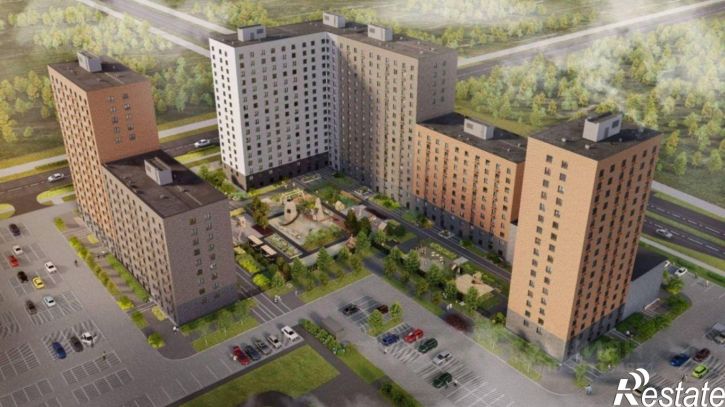3-комн квартира в новом доме ул Анжелия Михеева, 1,  д. 1