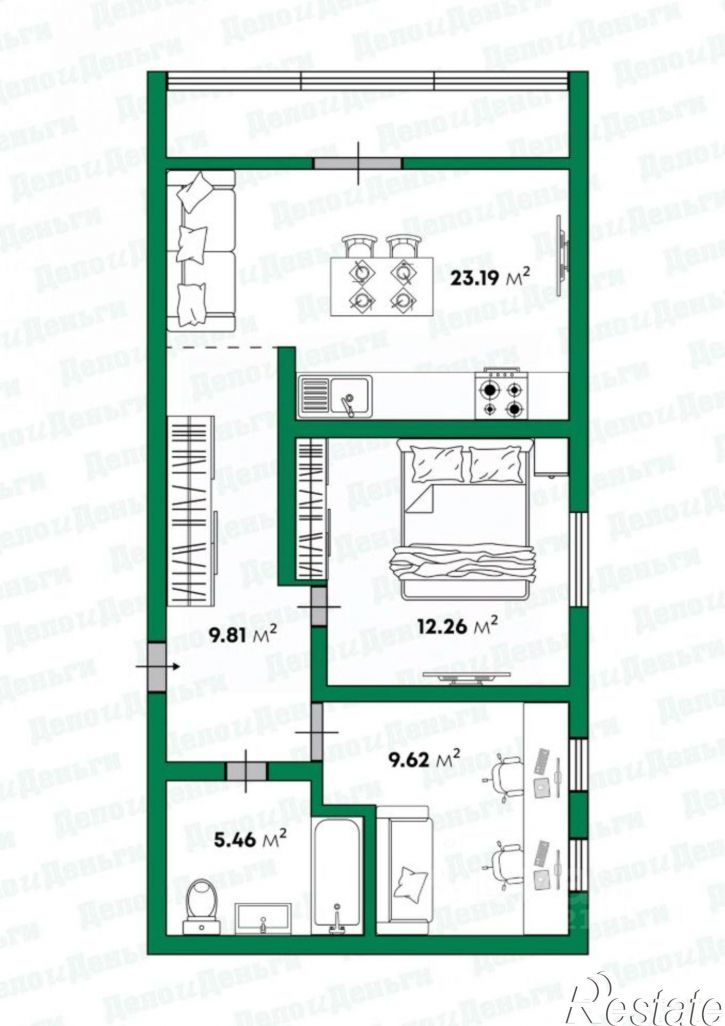 2-комн квартира ул Никитская, 110в,  д. 110в