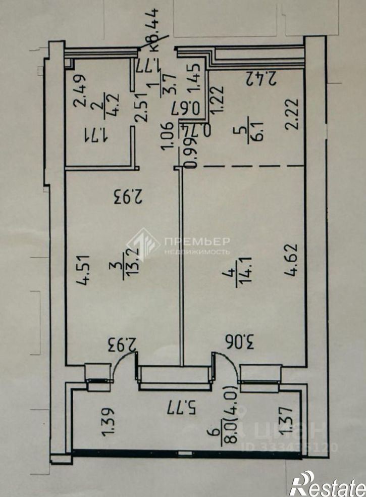 2-комн квартира ул Дмитрия Козулева, 2 2,  д. 2 2,  к. 2