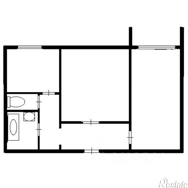 2-комн квартира ул Менделеева, 36,  д. 36