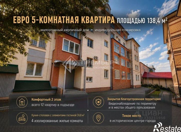 5-комн квартира ул Никитская, 145А,  д. 145А