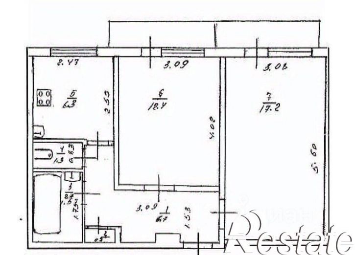 2-комн квартира Индустриальная улица, 16,  д. 16